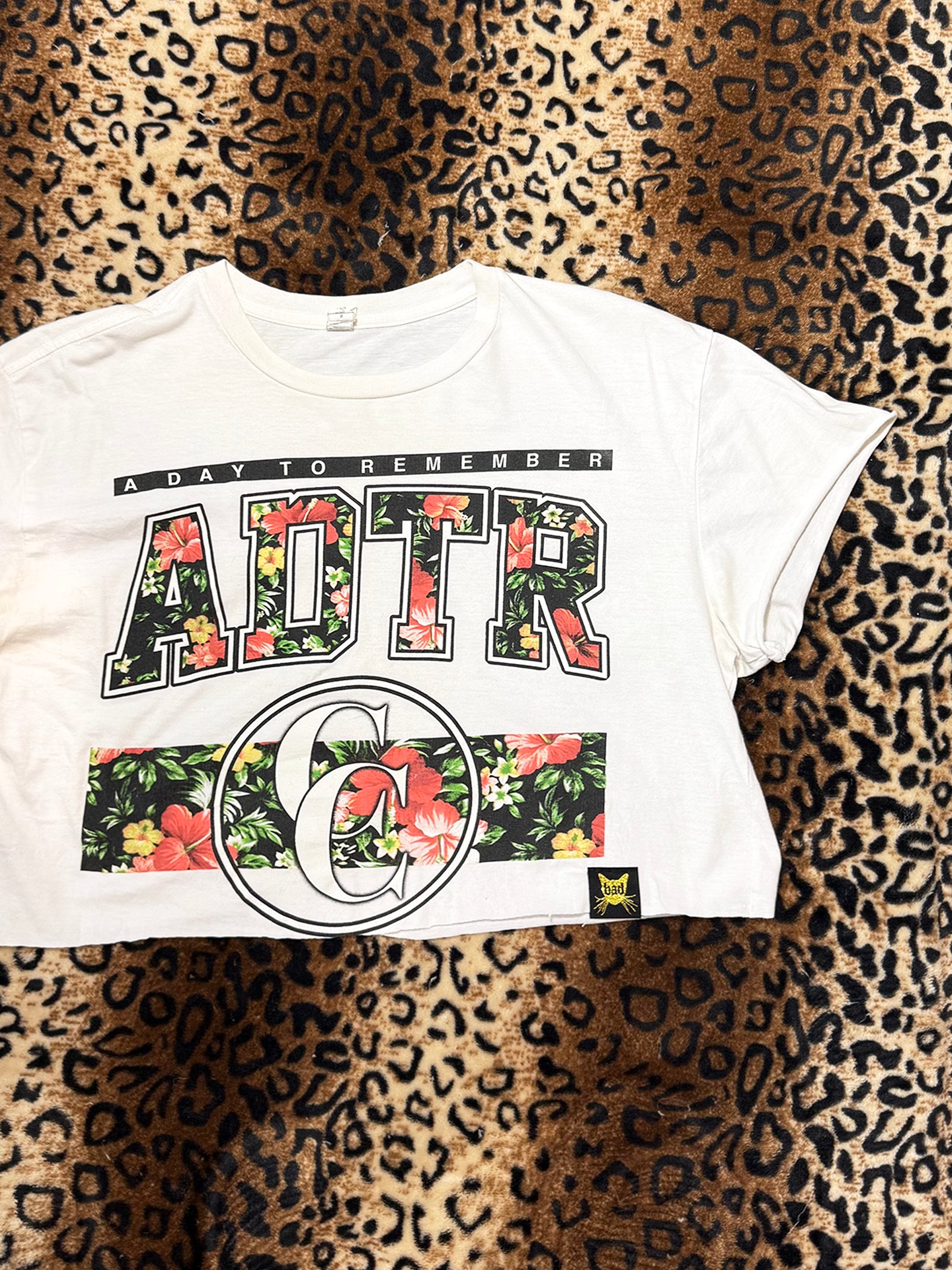 A Day To Remember Floral Crop Top