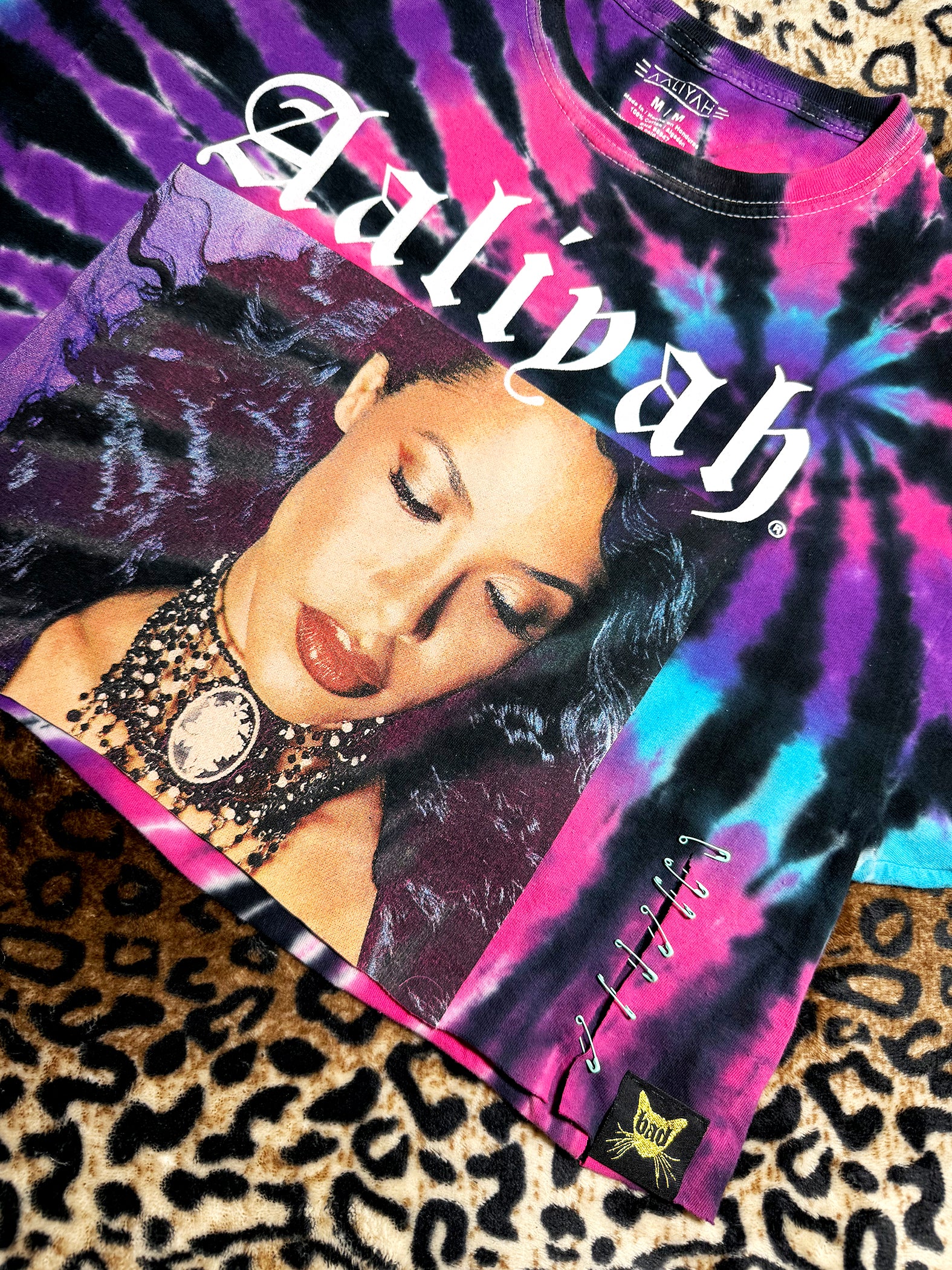 Aaliyah Safety Pin Crop Top