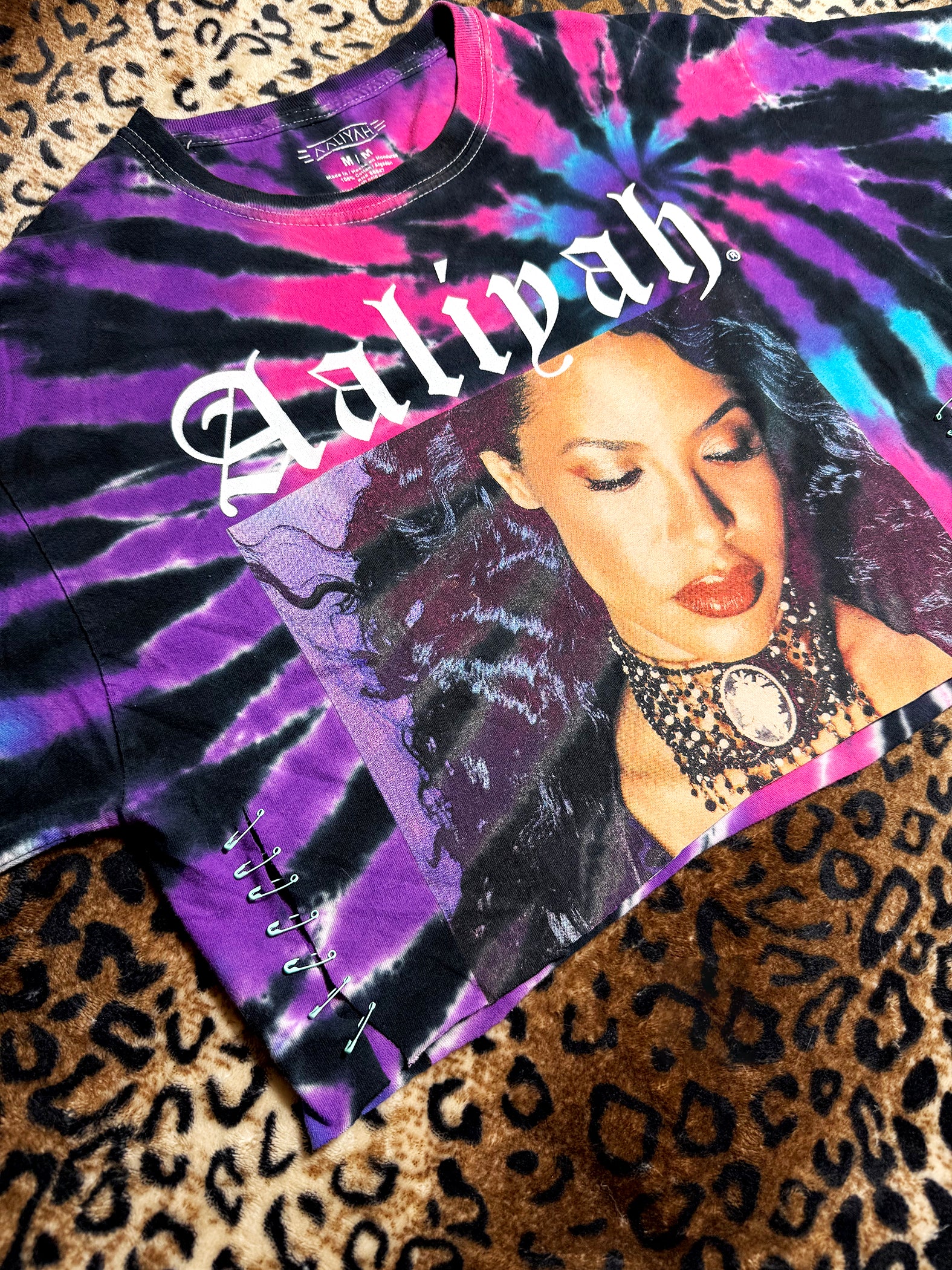Aaliyah Safety Pin Crop Top