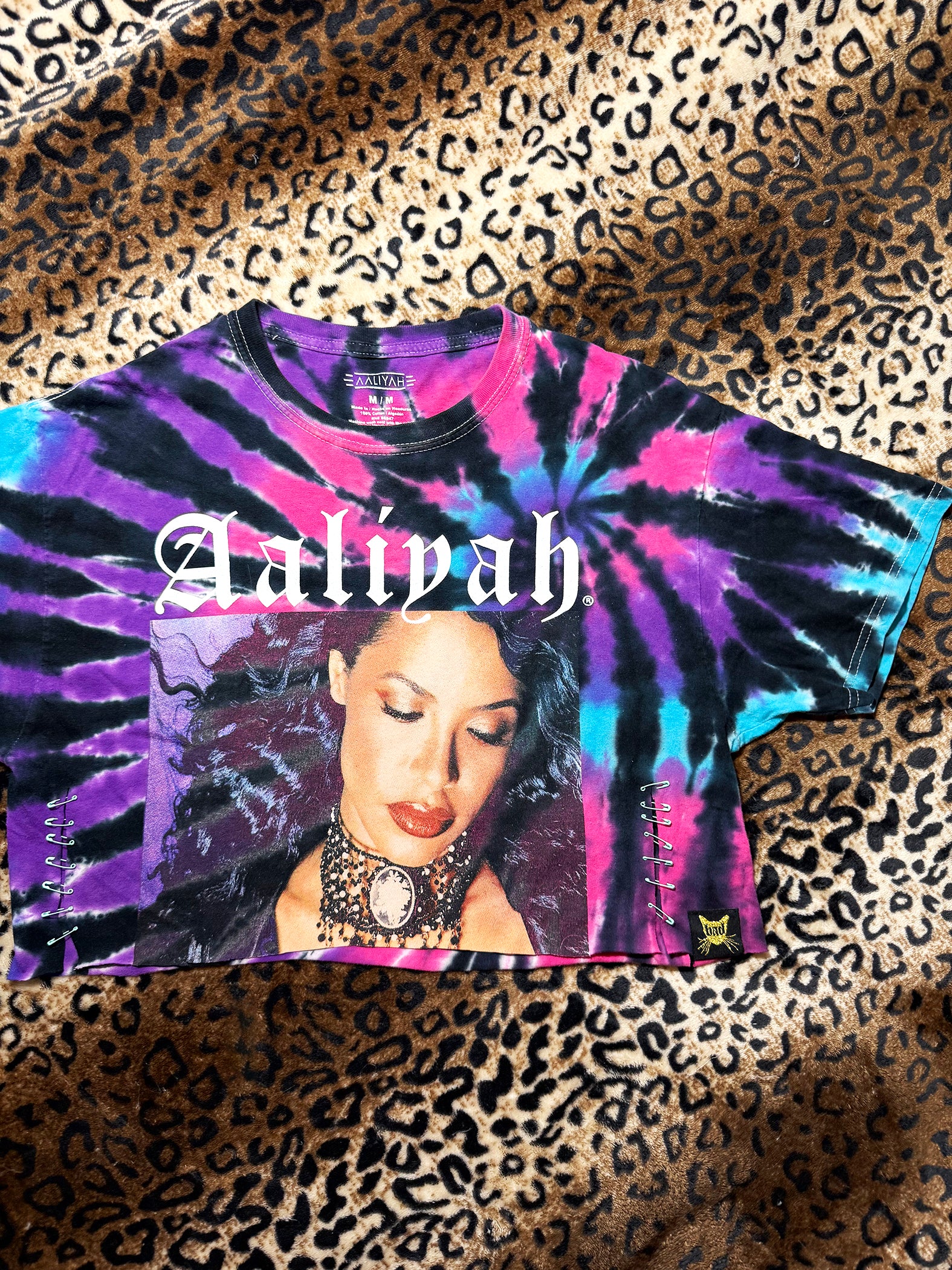 Aaliyah Safety Pin Crop Top