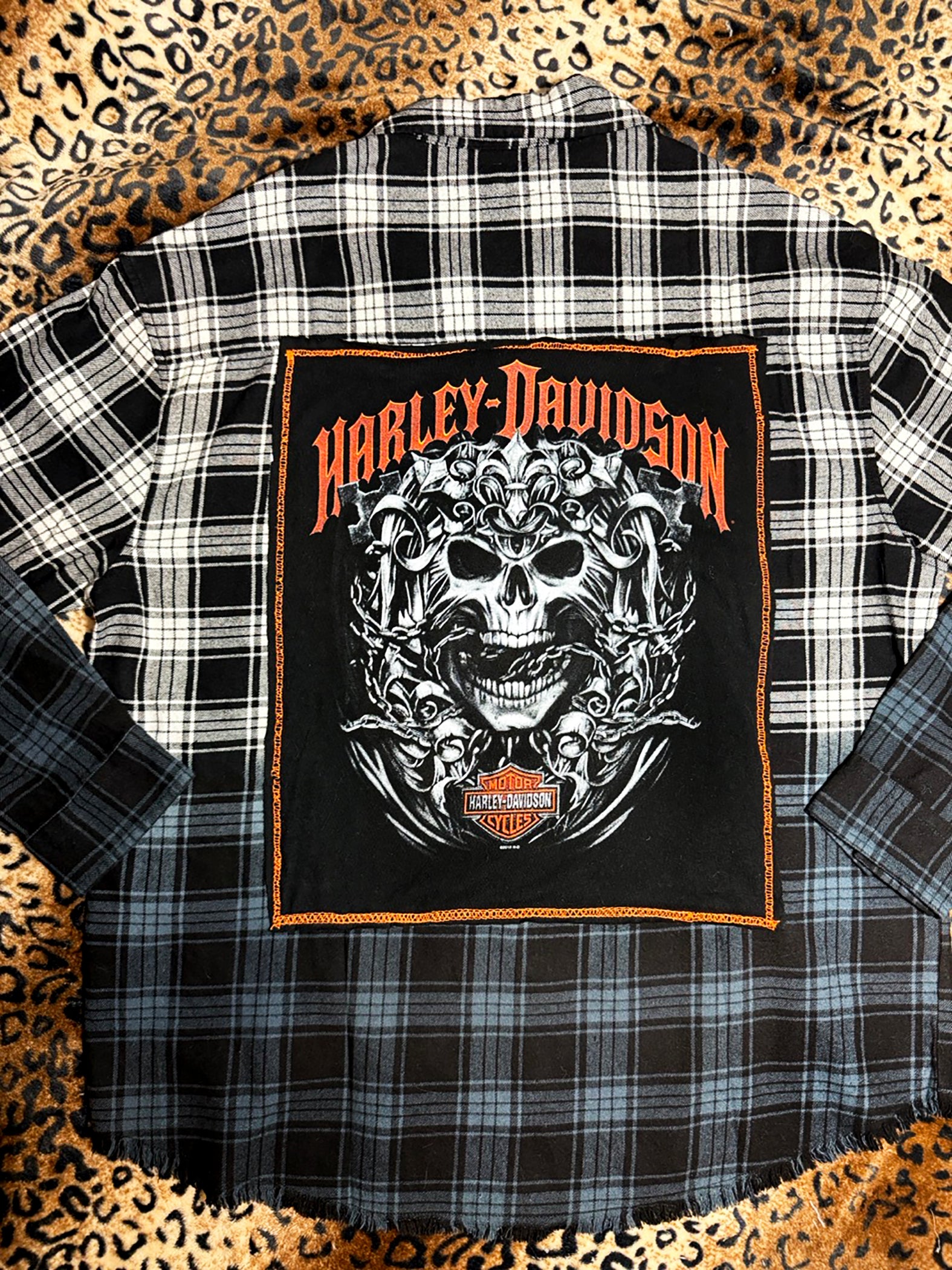 Harley Davidson Biker Flannel
