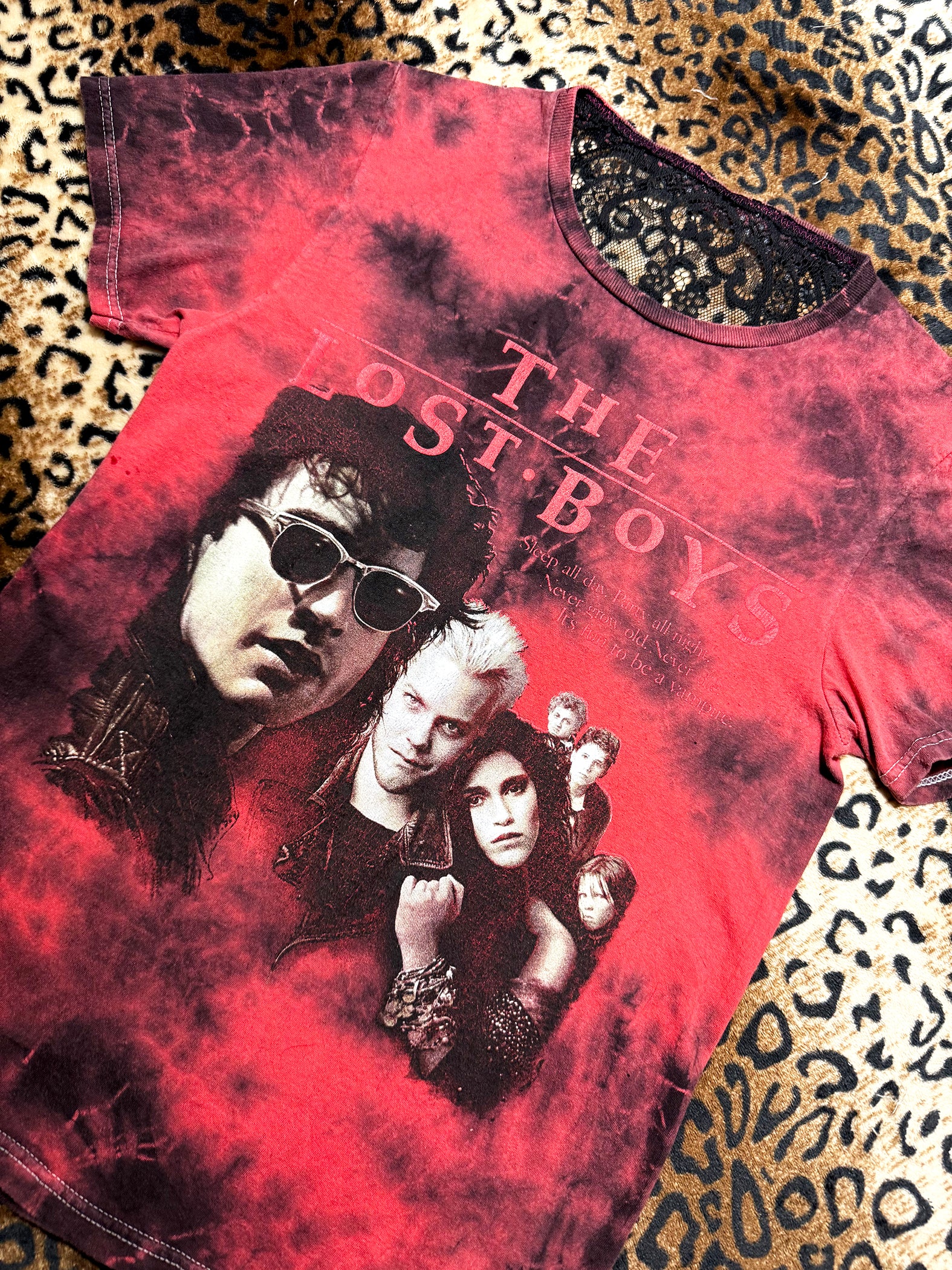 The Lost Boys Cut Out Back Lace T Shirt