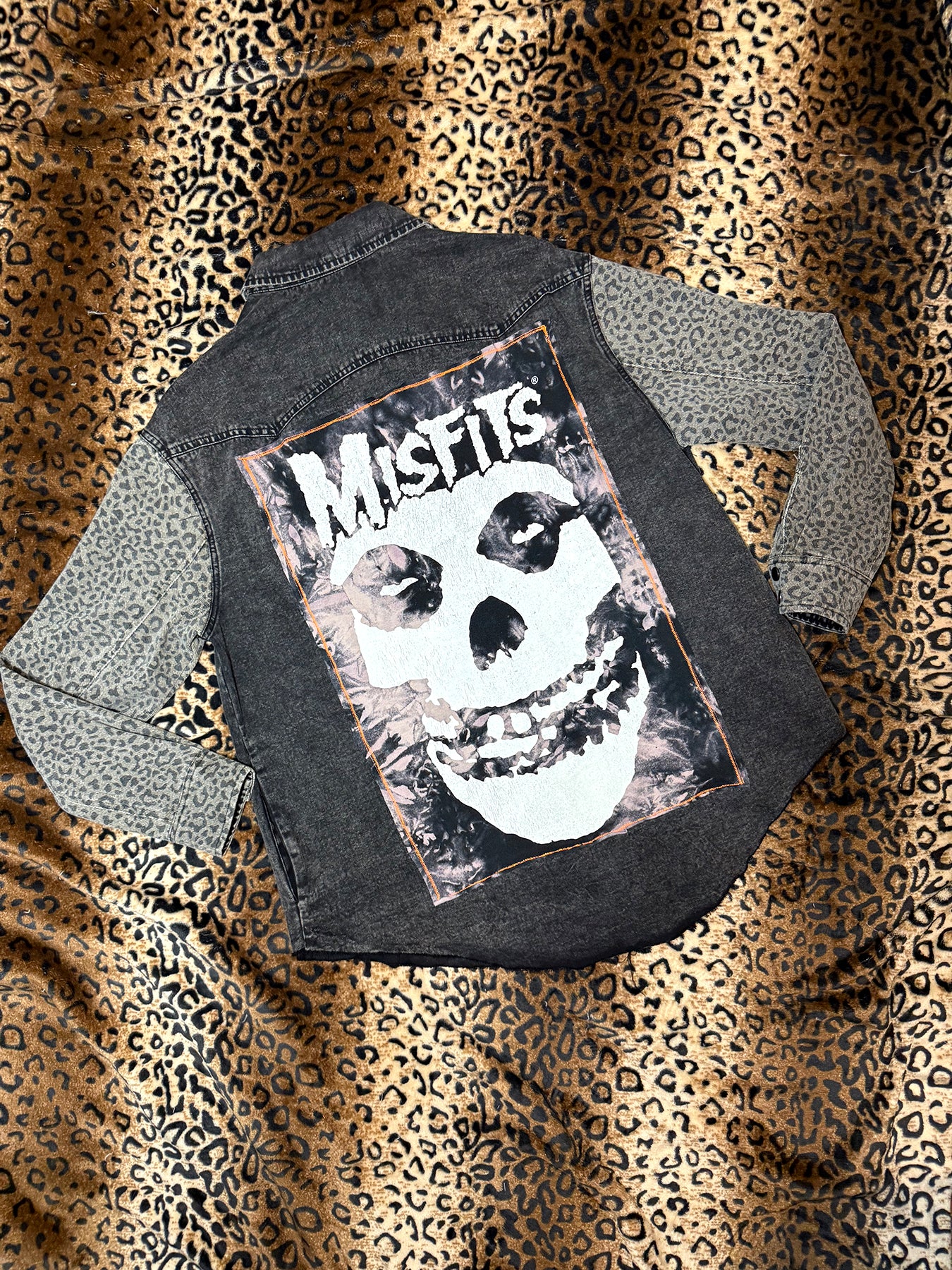 Misfits Leopard Denim Shacket