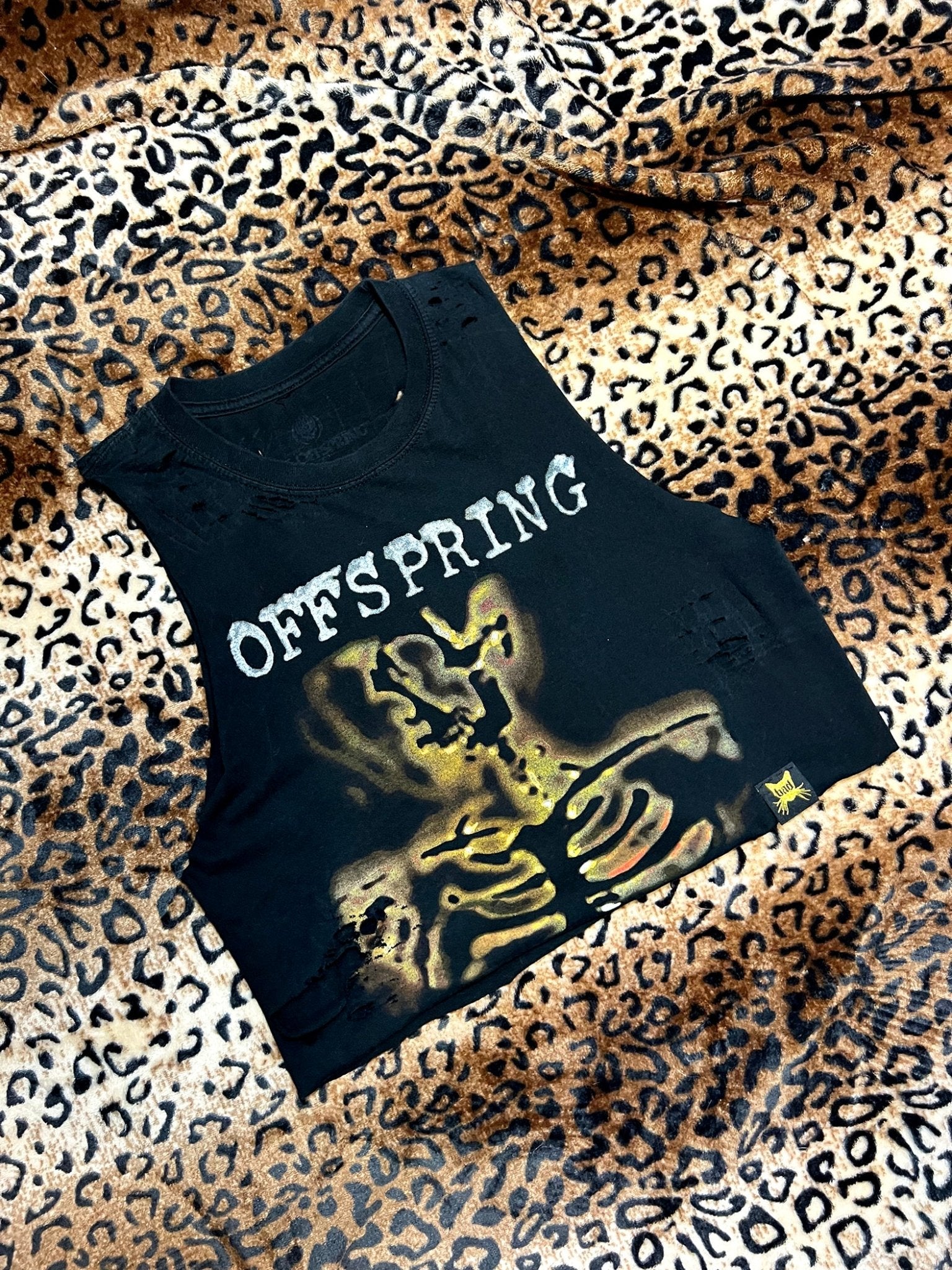 Offspring Distressed Crop Tank | Bad Reputation NYC