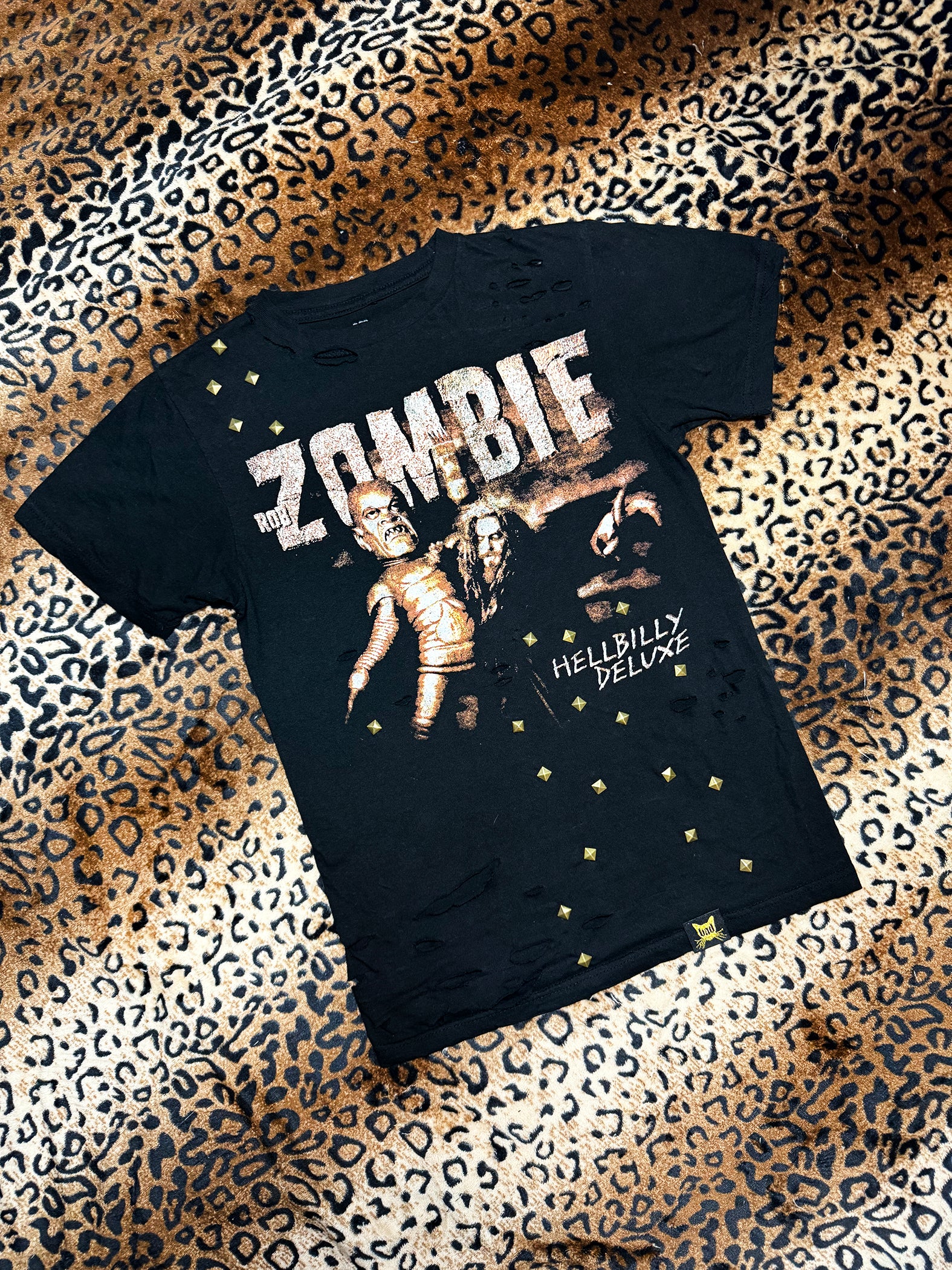 Rob Zombie Hellbilly Deluxe Studded T Shirt