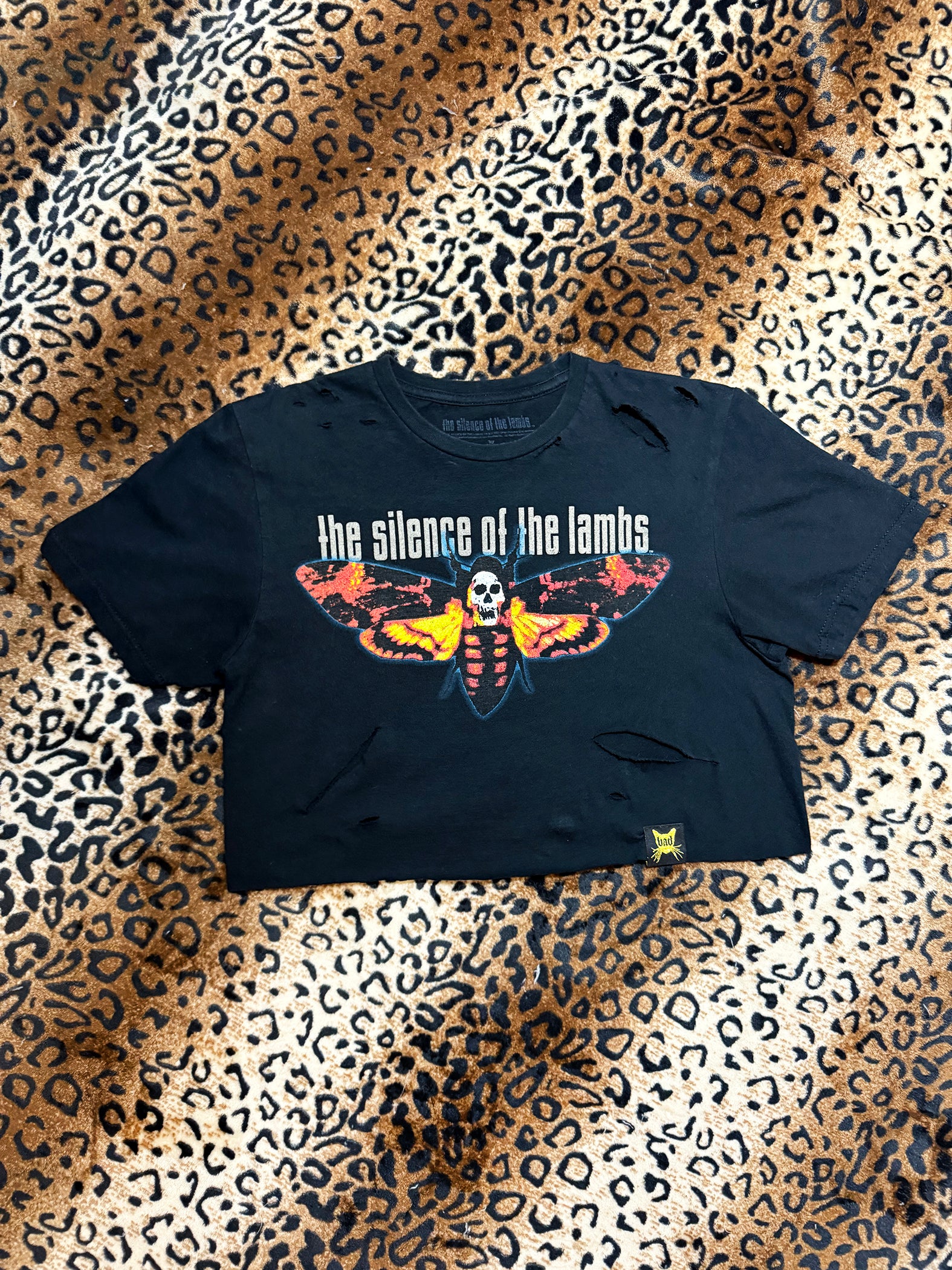 Silence Of The Lambs Distressed Crop Top