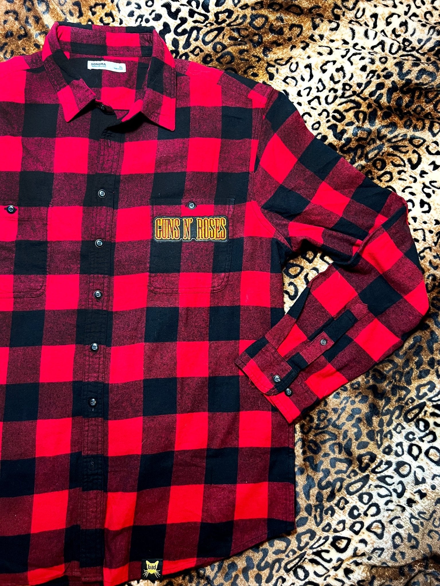 Guns N Roses Destruction Flannel | Bad Reputation NYC