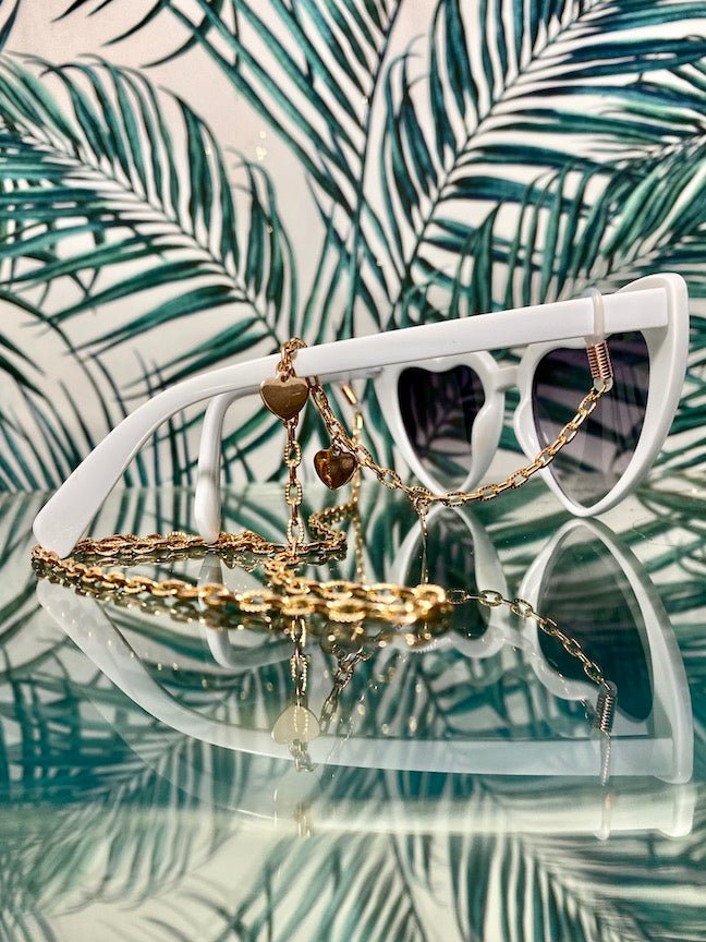 Gold Hearts Eyeglass Chain | Bad Reputation NYC