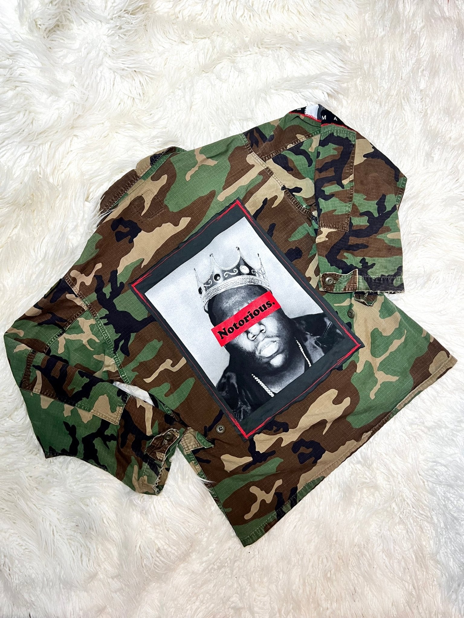 Notorious Patchwork Camo Jacket | Bad Reputation NYC