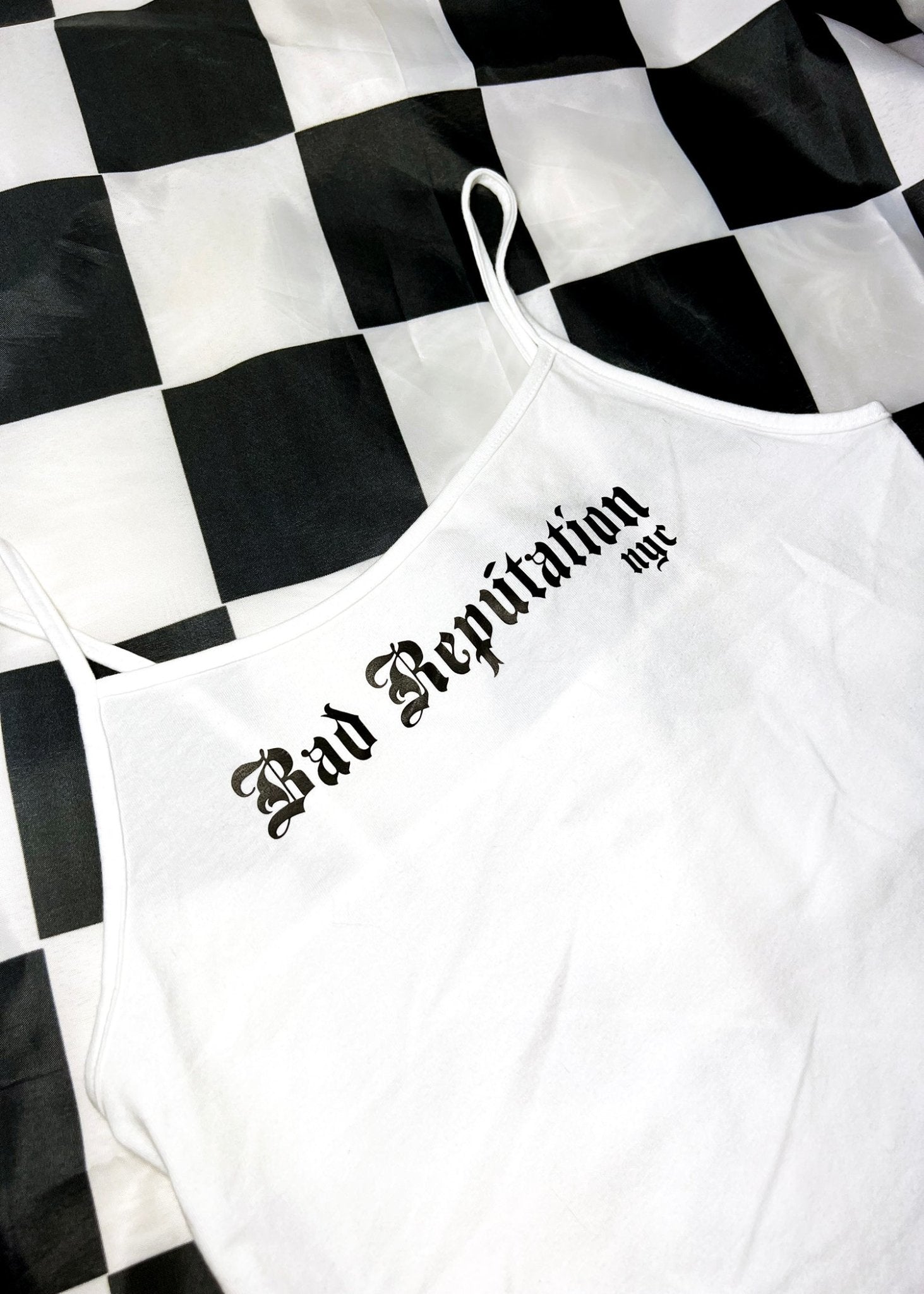 "Bad Reputation" White Tank Top | Bad Reputation NYC