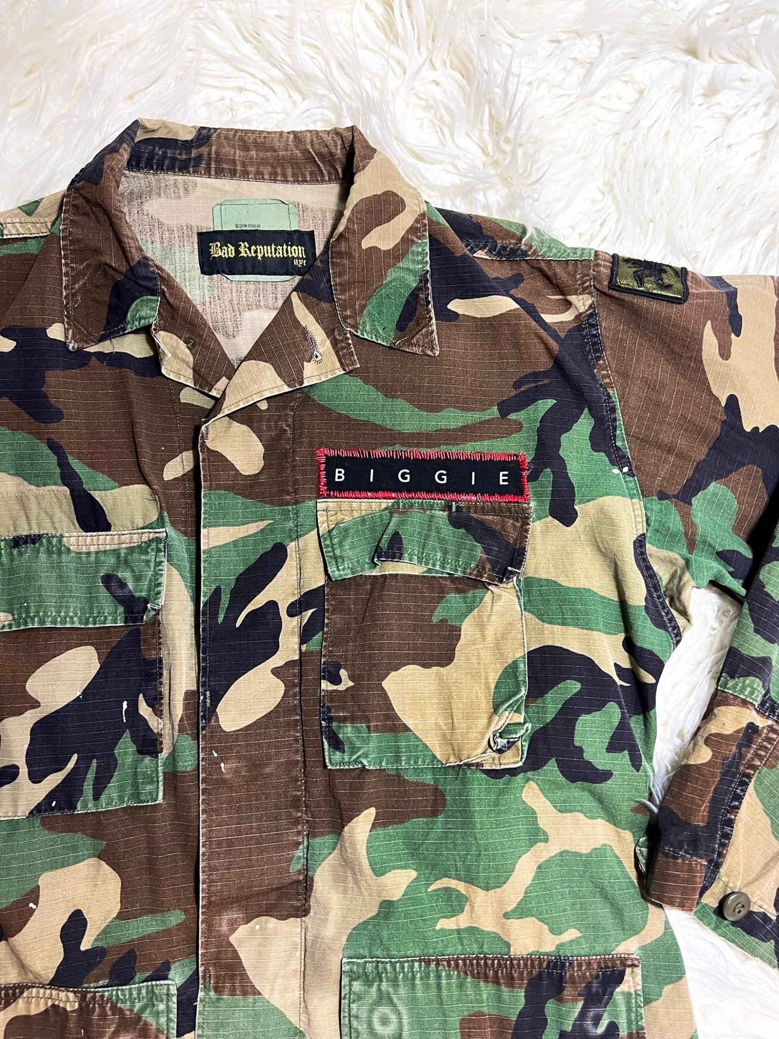 Notorious Patchwork Camo Jacket | Bad Reputation NYC