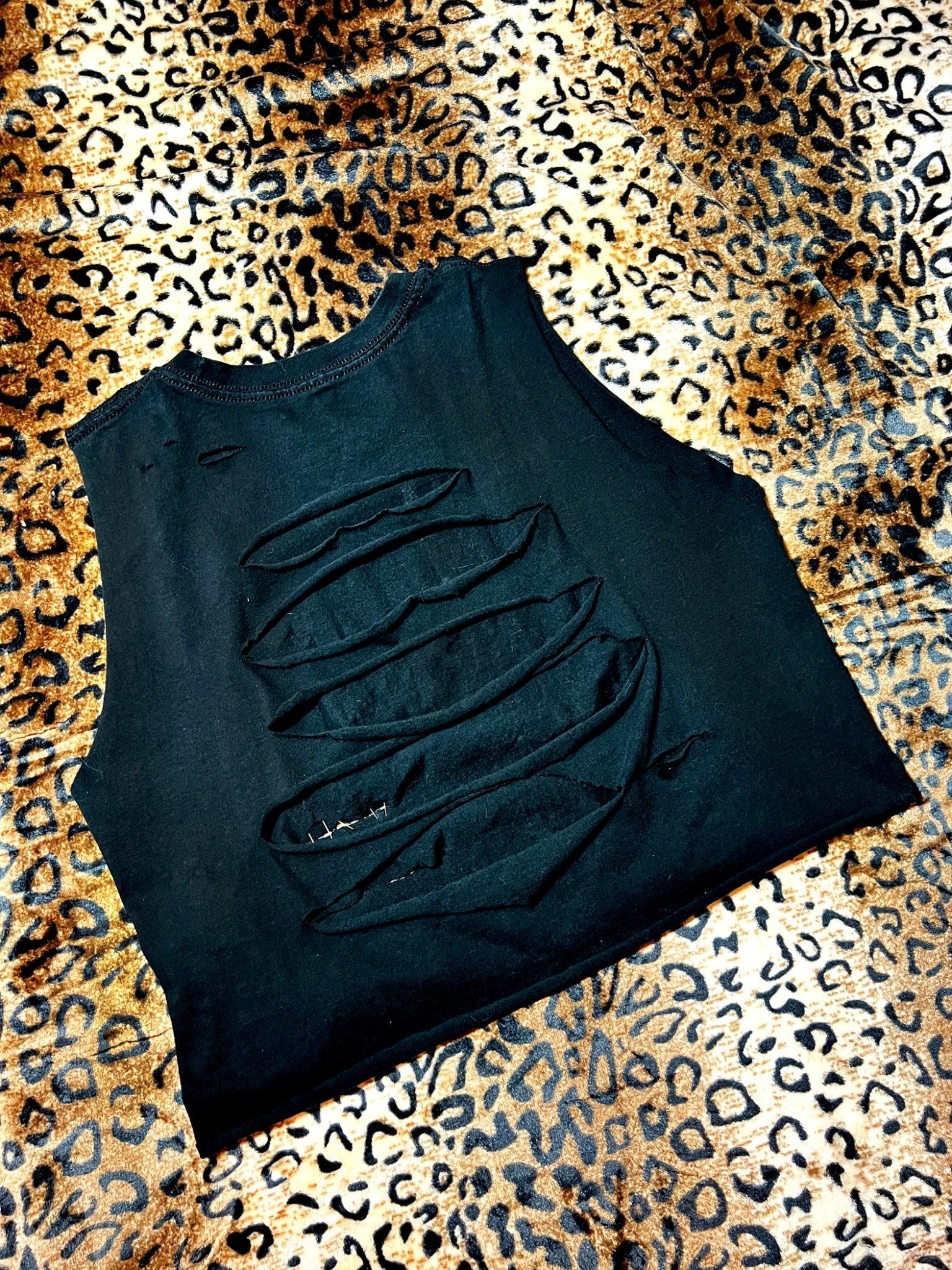 Ramones Distressed Crop Muscle Tank | Bad Reputation NYC