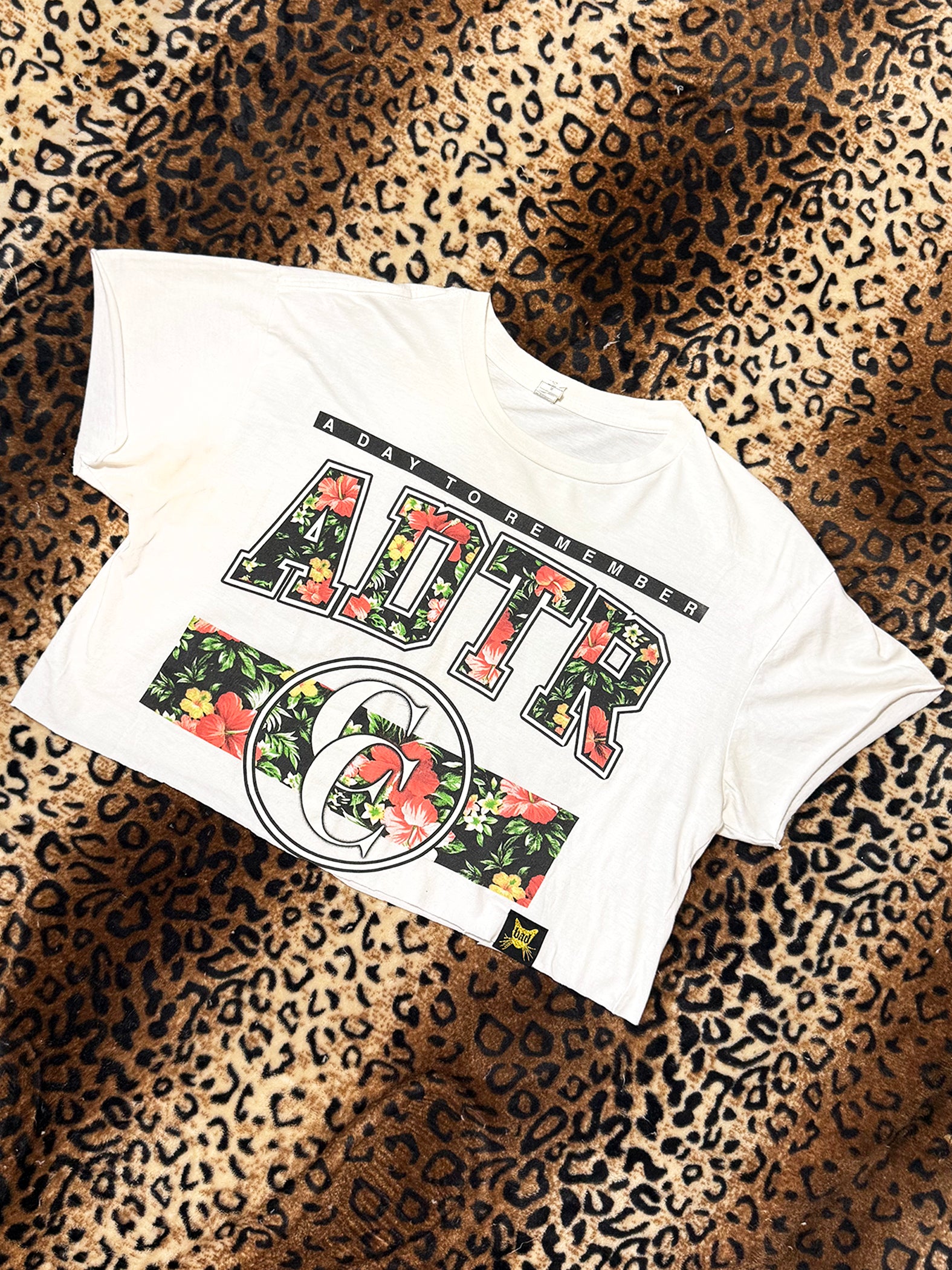 A Day To Remember Floral Crop Top