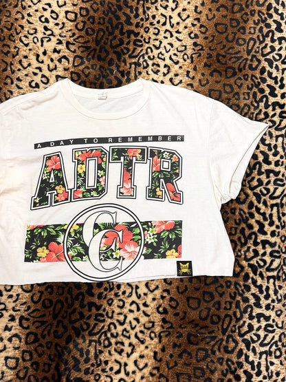 A Day To Remember Floral Crop Top