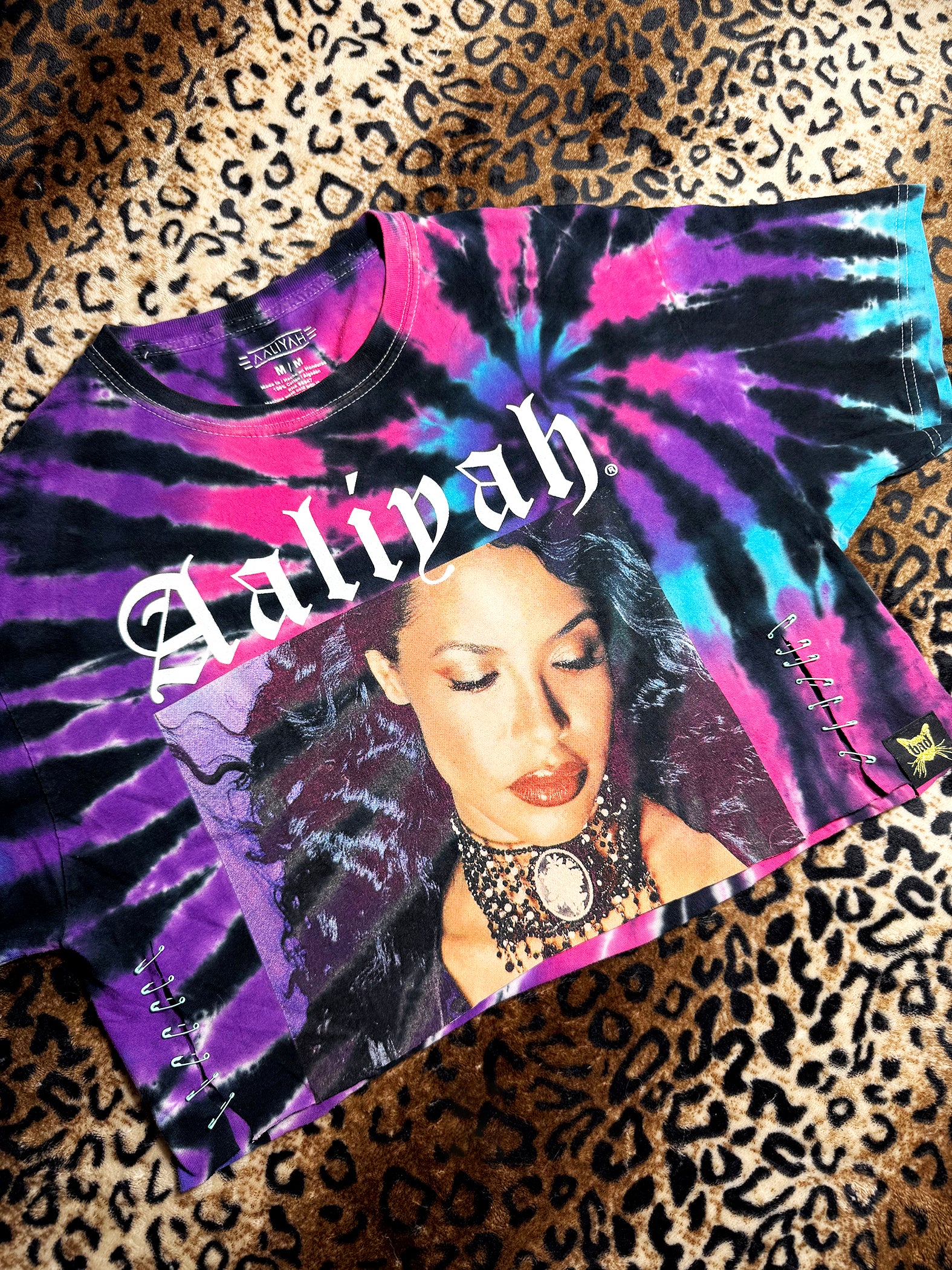 Aaliyah Safety Pin Crop Top