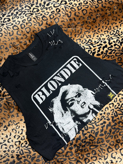 Blondie Safety Pin Crop Tank