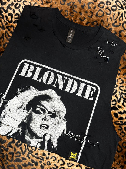 Blondie Safety Pin Crop Tank
