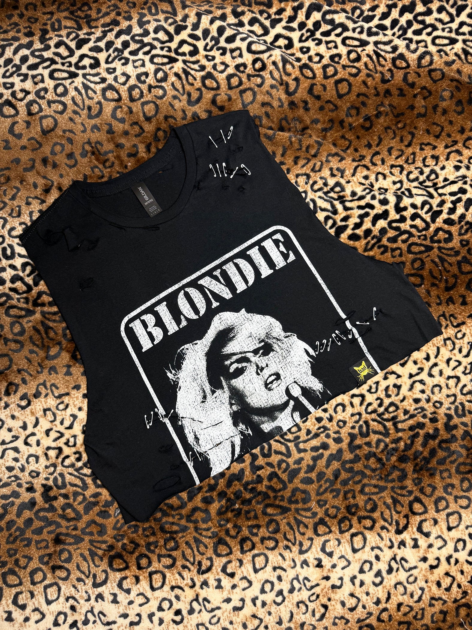 Blondie Safety Pin Crop Tank