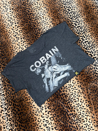 Cobain Crowd Surfing Off-The-Shoulder Crop Top
