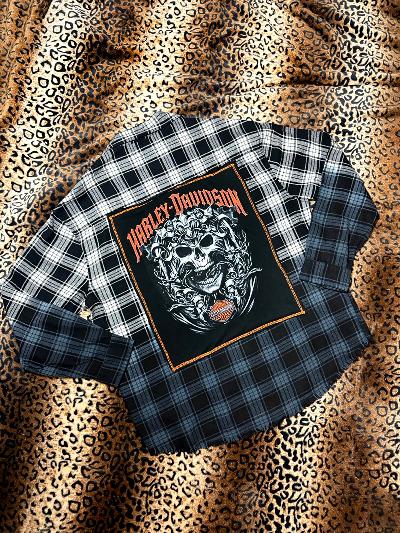 Harley Davidson Biker Flannel