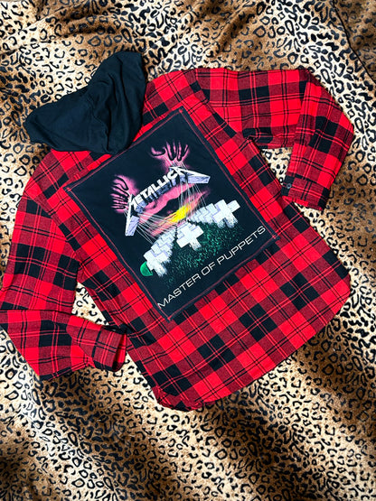 Master of Puppets Hooded Flannel