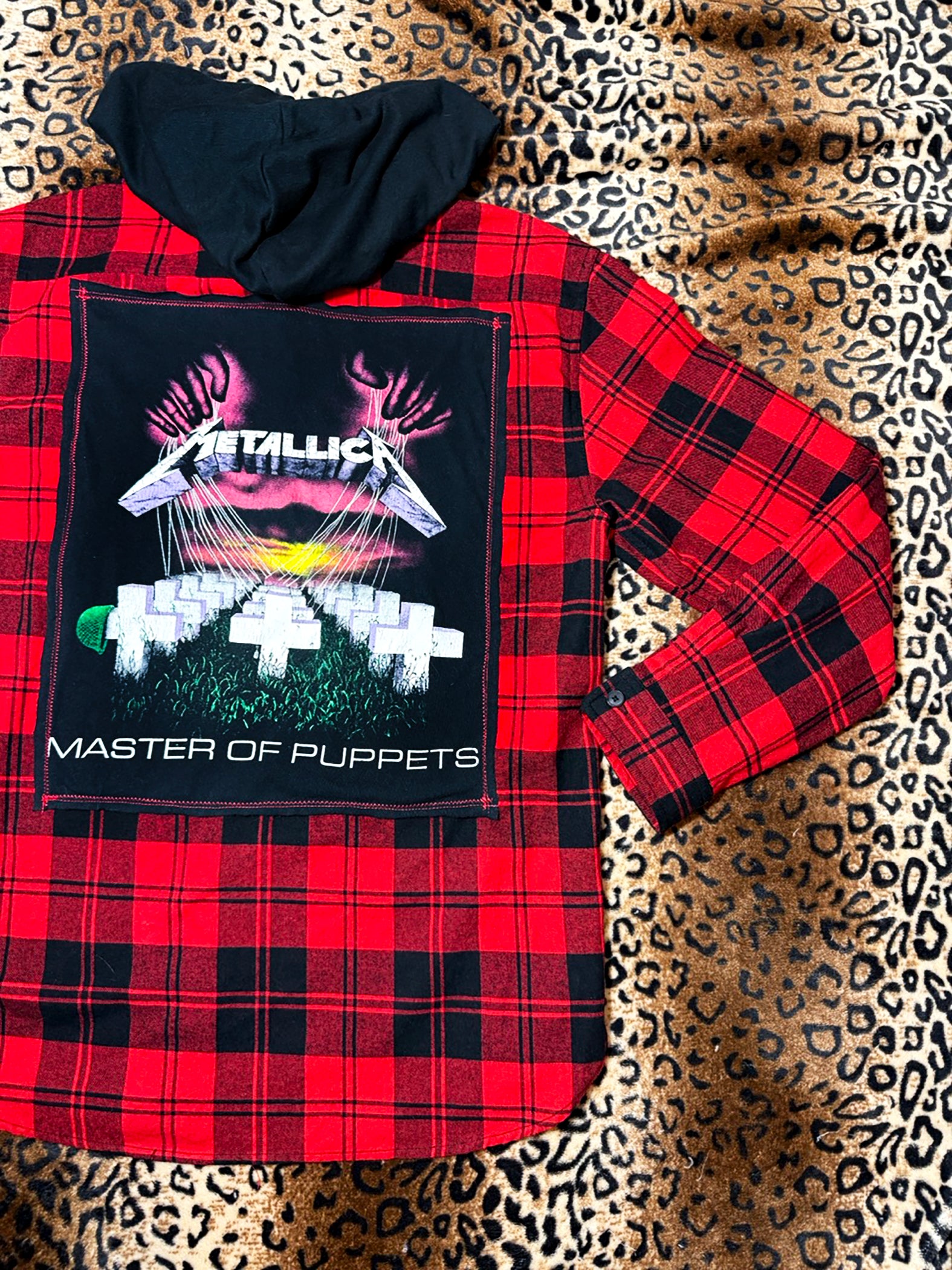 Master of Puppets Hooded Flannel