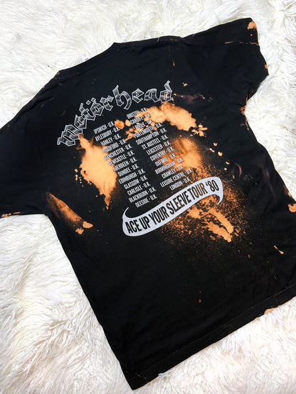 Motorhead Ace of Spades Bleach Dye T Shirt