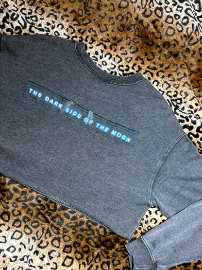 Pink Floyd Rhinestone Crop Sweatshirt