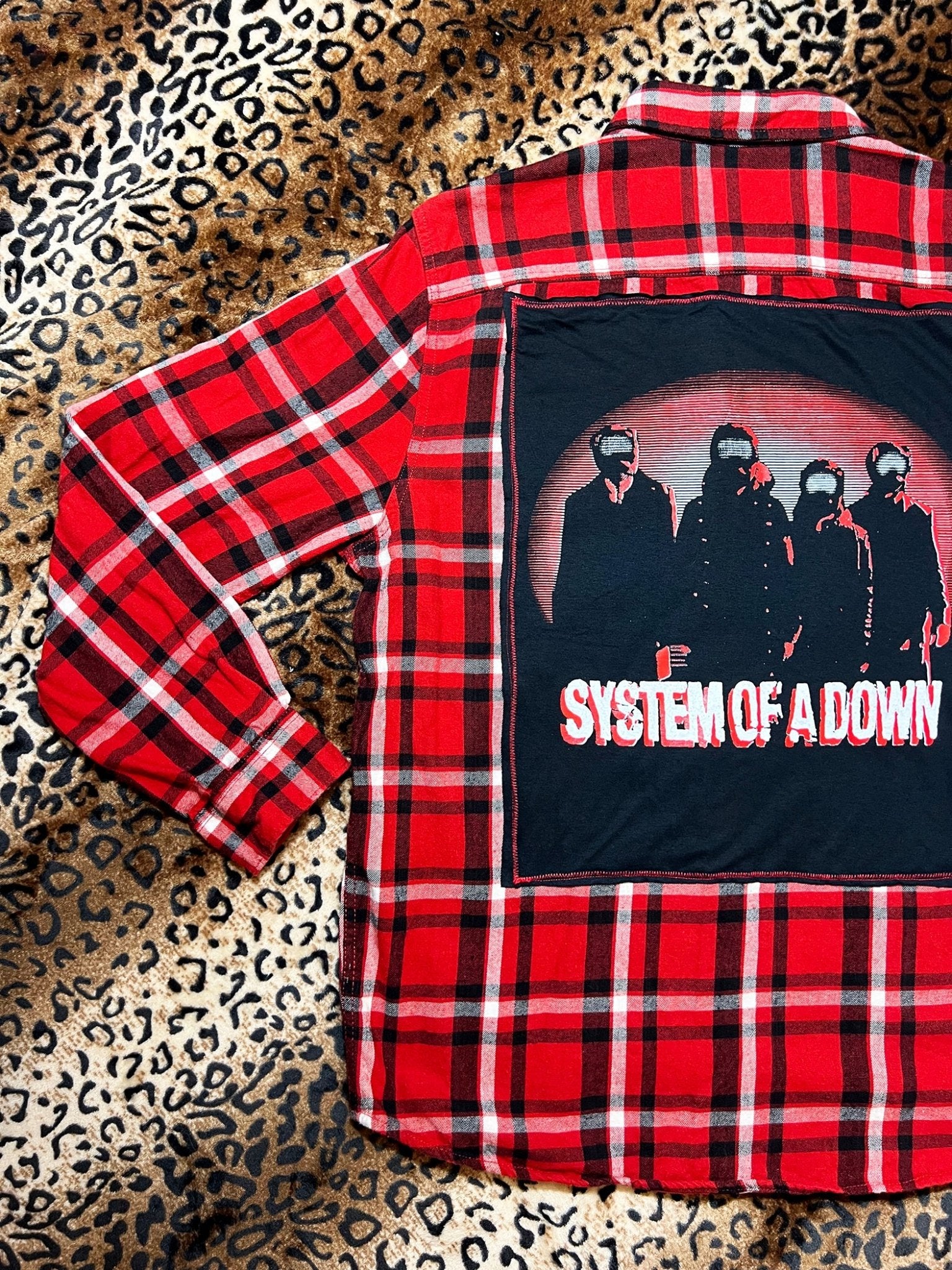System Of A Down Gas Mask Flannel | Bad Reputation NYC