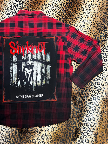 Slipknot The Gray Chapter Ombre Flannel | Bad Reputation NYC