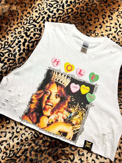 Hole Rhinestone Crop Top | Bad Reputation NYC