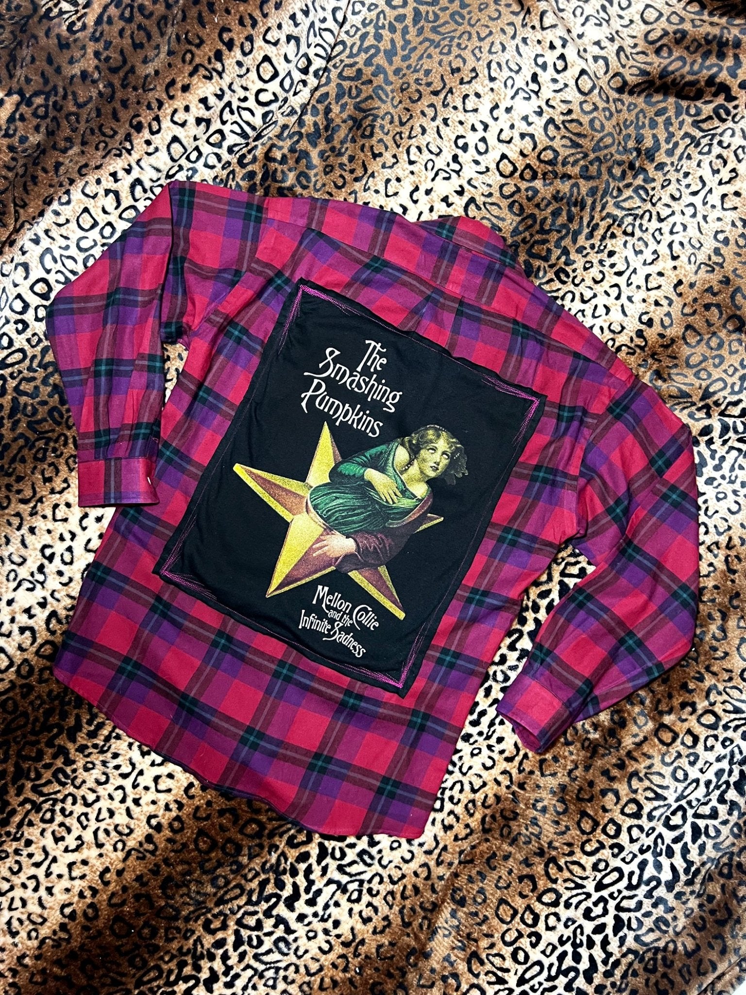 Smashing Pumpkins Burgundy Flannel | Bad Reputation NYC