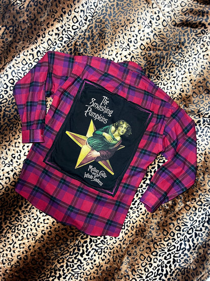 Smashing Pumpkins Burgundy Flannel | Bad Reputation NYC