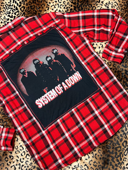 System Of A Down Gas Mask Flannel | Bad Reputation NYC