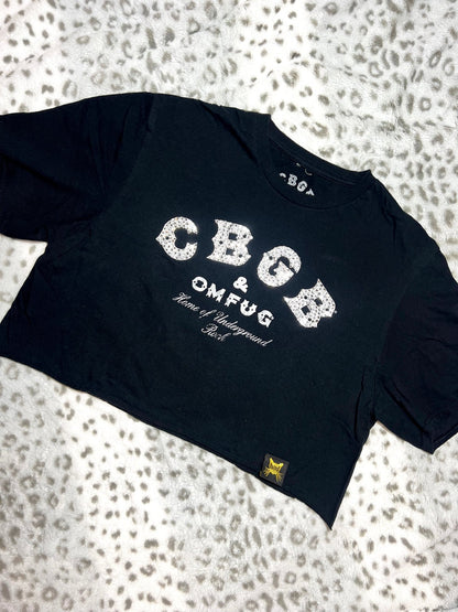CBGB Blinged Out Crop Tank | Bad Reputation NYC