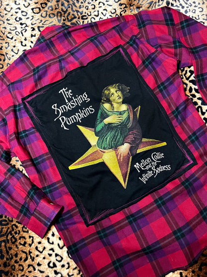 Smashing Pumpkins Burgundy Flannel | Bad Reputation NYC