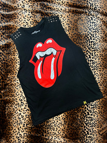 Rolling Stones Vampire Studded Muscle Tank | Bad Reputation NYC