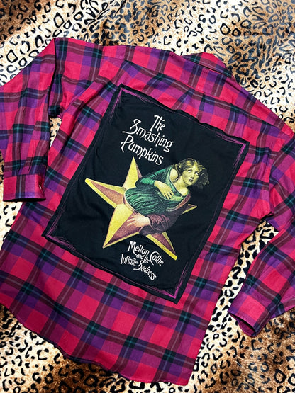 Smashing Pumpkins Burgundy Flannel | Bad Reputation NYC