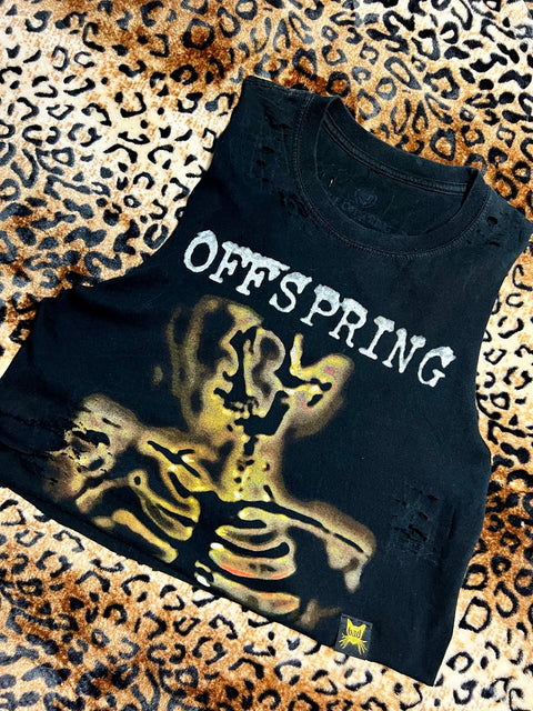 Offspring Distressed Crop Tank | Bad Reputation NYC