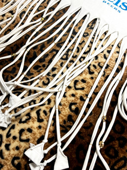 Budweiser Boho Fringe Crop Tank | Bad Reputation NYC