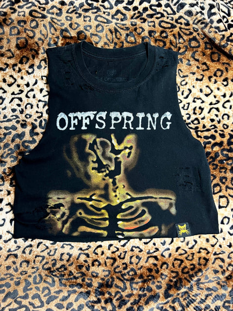 Offspring Distressed Crop Tank | Bad Reputation NYC