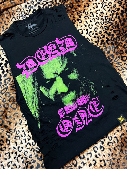 Rob Zombie Distressed Muscle Tank | Bad Reputation NYC