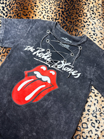 Rolling Stones Corset Laced T Shirt