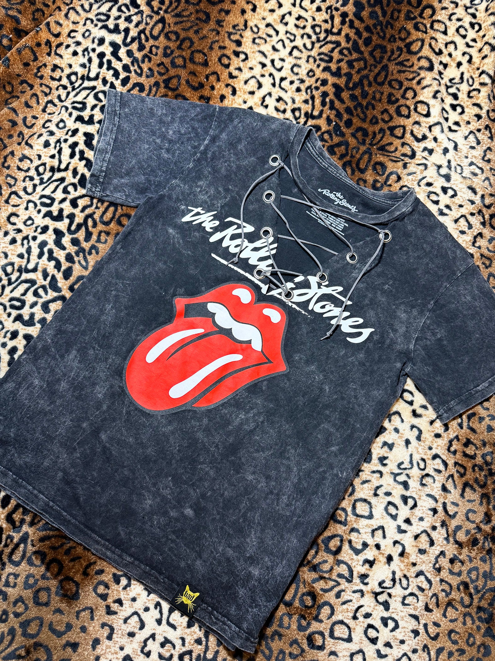 Rolling Stones Corset Laced T Shirt