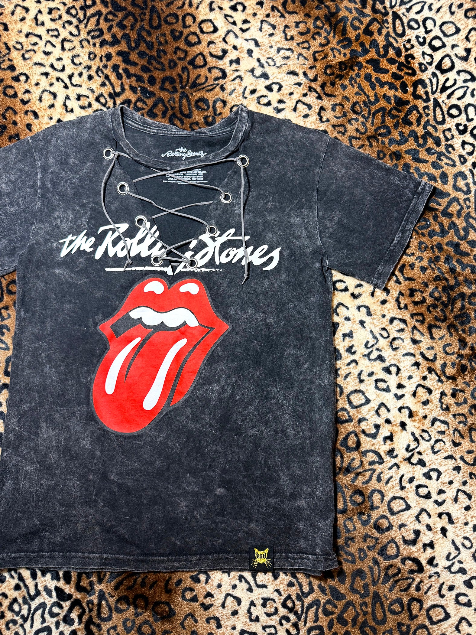 Rolling Stones Corset Laced T Shirt
