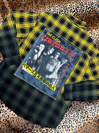The Clash Yellow Ombre Flannel