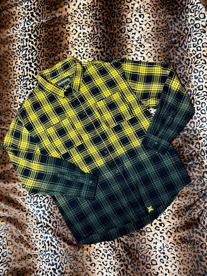 The Clash Yellow Ombre Flannel