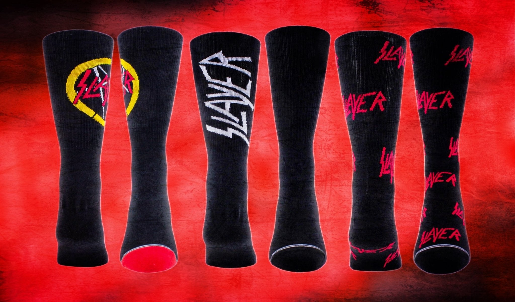 Slayer Slaytanic Crew Socks 3-Pack | Bad Reputation NYC
