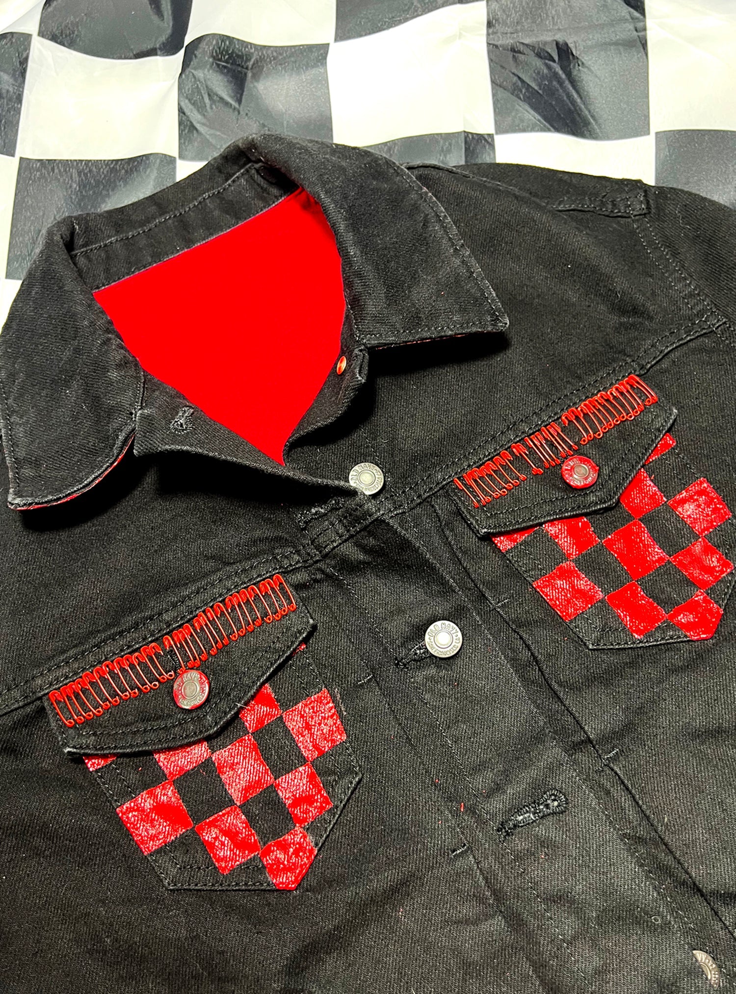 Seeing Red Minor Threat Denim Jacket | Bad Reputation NYC
