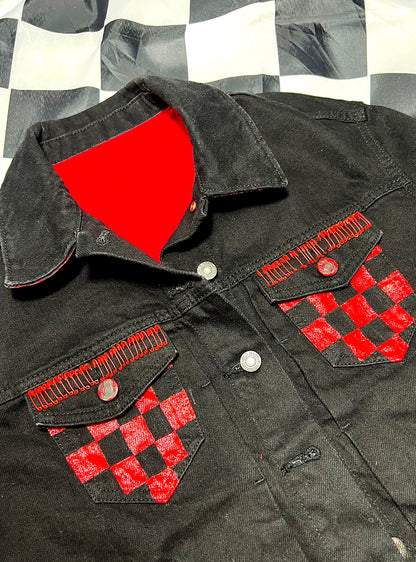 Seeing Red Minor Threat Denim Jacket | Bad Reputation NYC